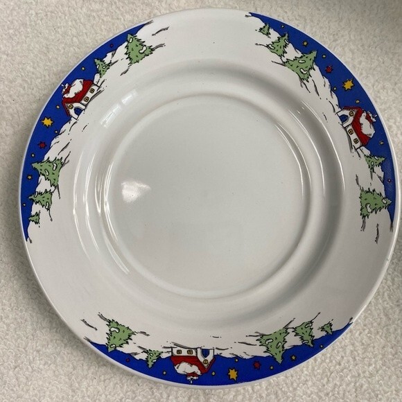 Cup & Saucer Set - Festive Town - Picture 3 of 4